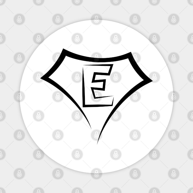 Super letter E Magnet by Florin Tenica